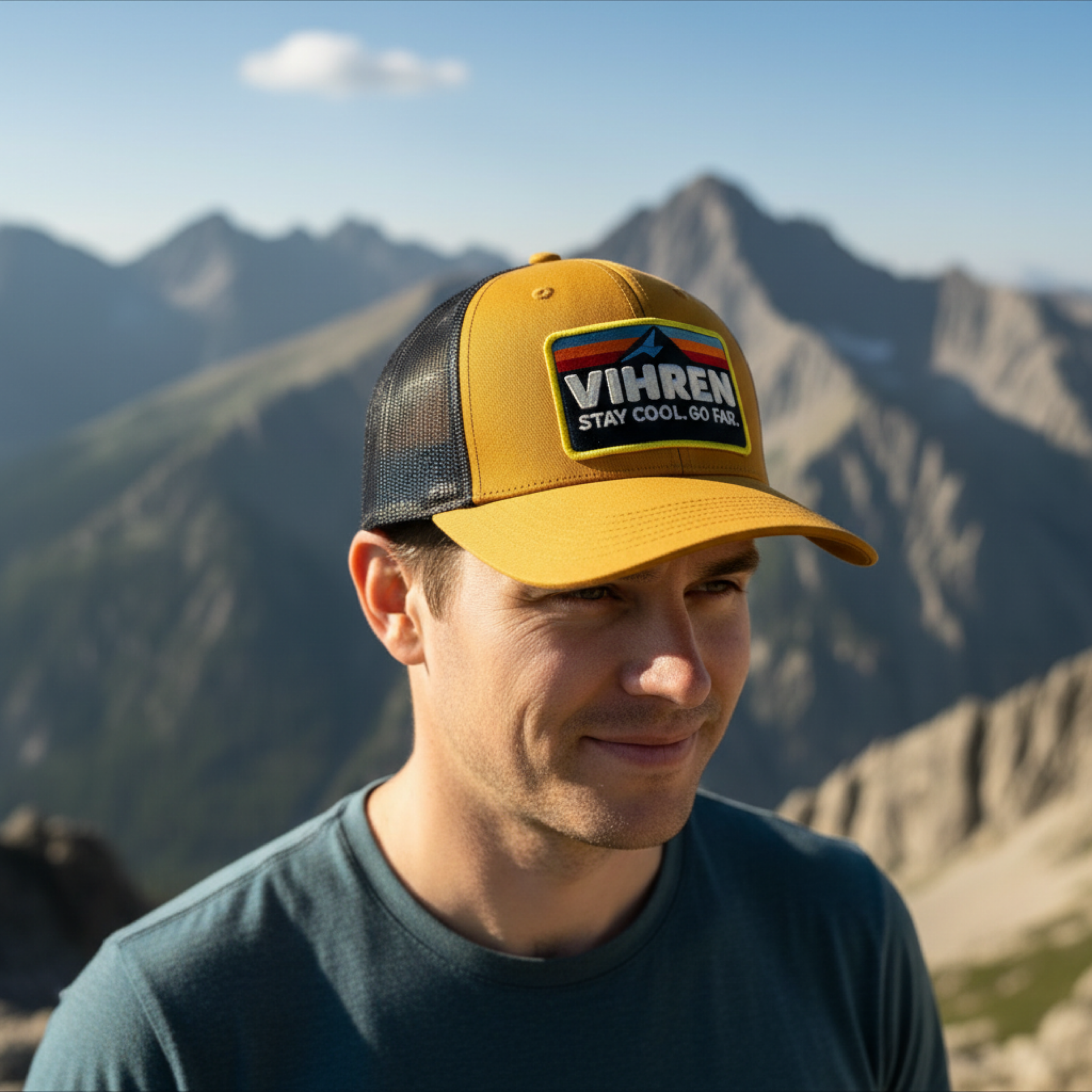 Vihren Trucker Hat – Stay Cool, Go Far Edition